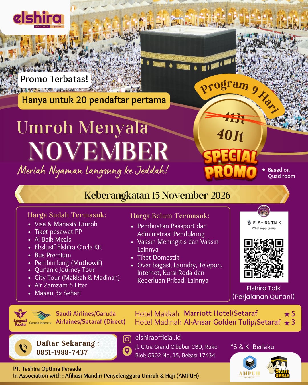 Umroh Plus Thaif 10 Ags